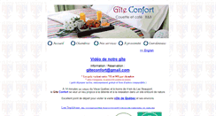 Desktop Screenshot of giteconfort.com